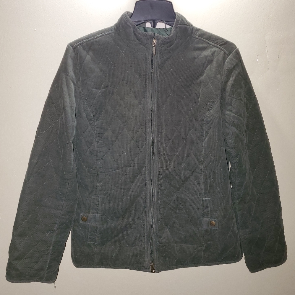 Croft & Barrow Green Corduroy Jacket – Small